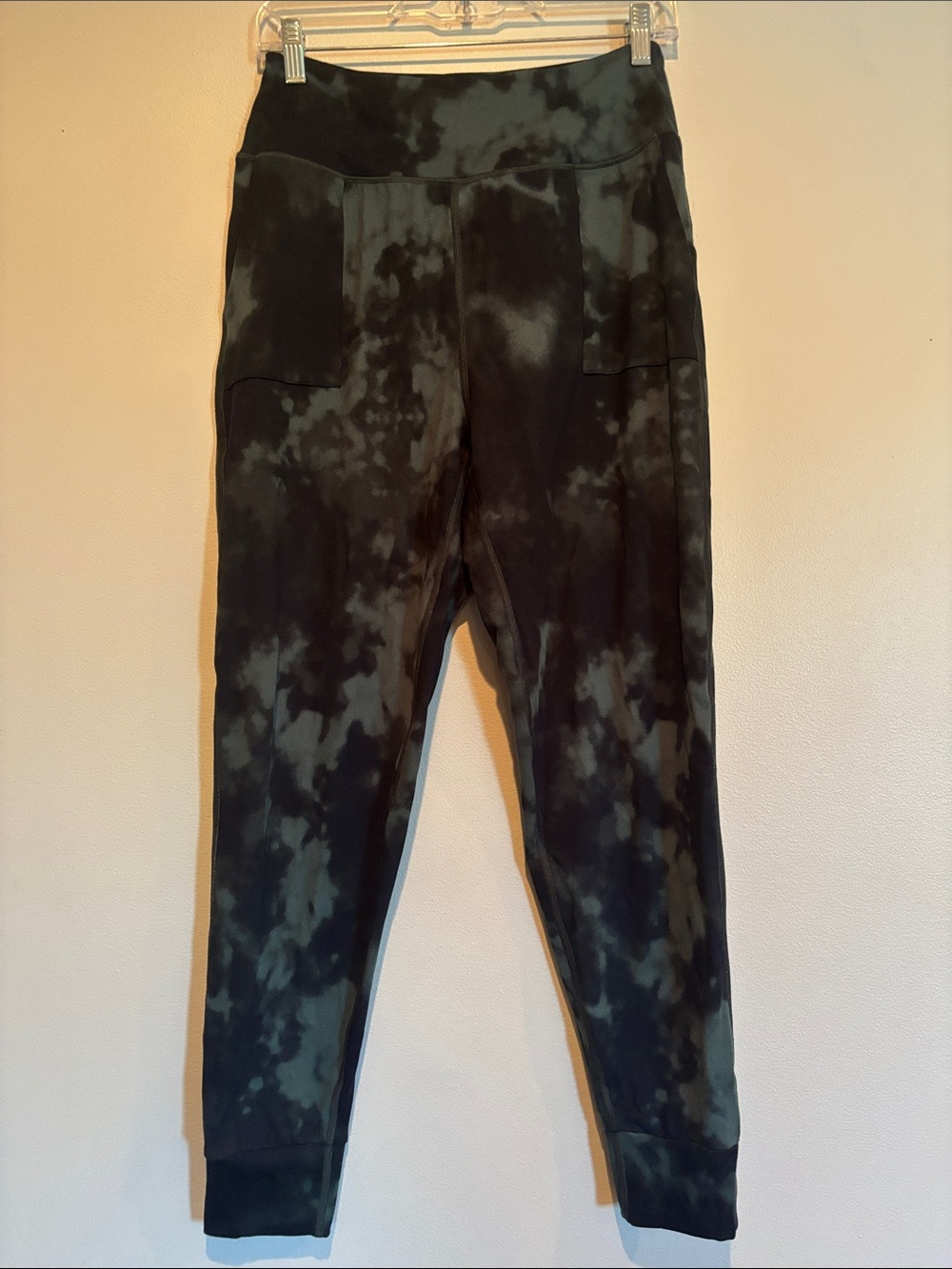 Victoria's Secret Black & Green Tie-Dye Joggers
